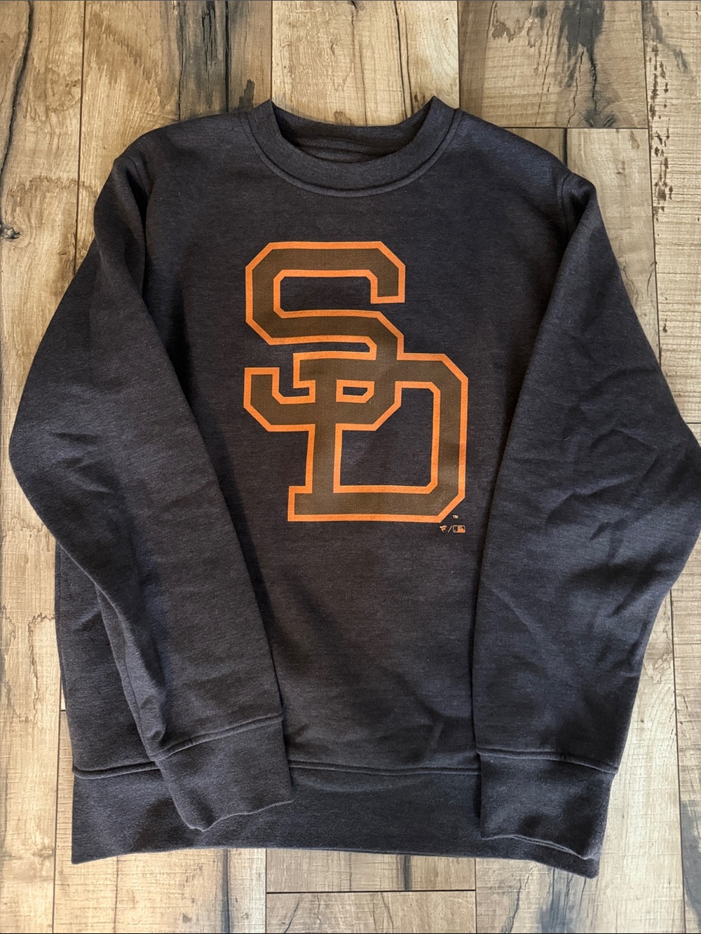 Fanatics Black Crewneck Sweatshirt with Orange SD Logo